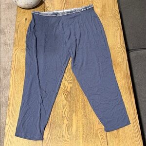 Calvin Klein Men's Long John Pants - Blus- XL